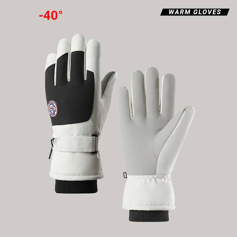 Skihandschuhe Herbst und Winter Paar Herren Radfahren Warm Touchscreen Sport Kälteschutz Plus Samt Dicke Baumwollhandschuhe Damen_voghion.com