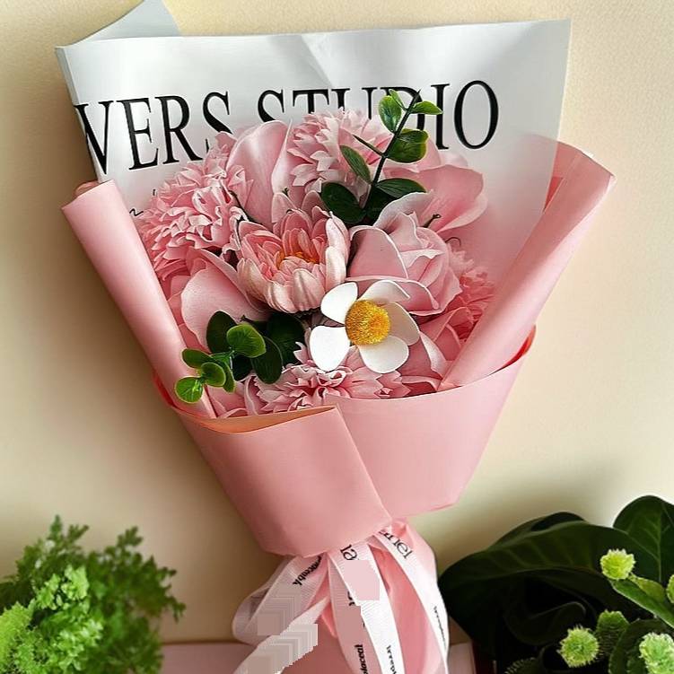 Festival Gifts Christmas Valentine's Day Bouquet Large Soap Pink Rose Sunflower Mother To Send Girlfriend Creative Confession Birthday Gift_voghion.com