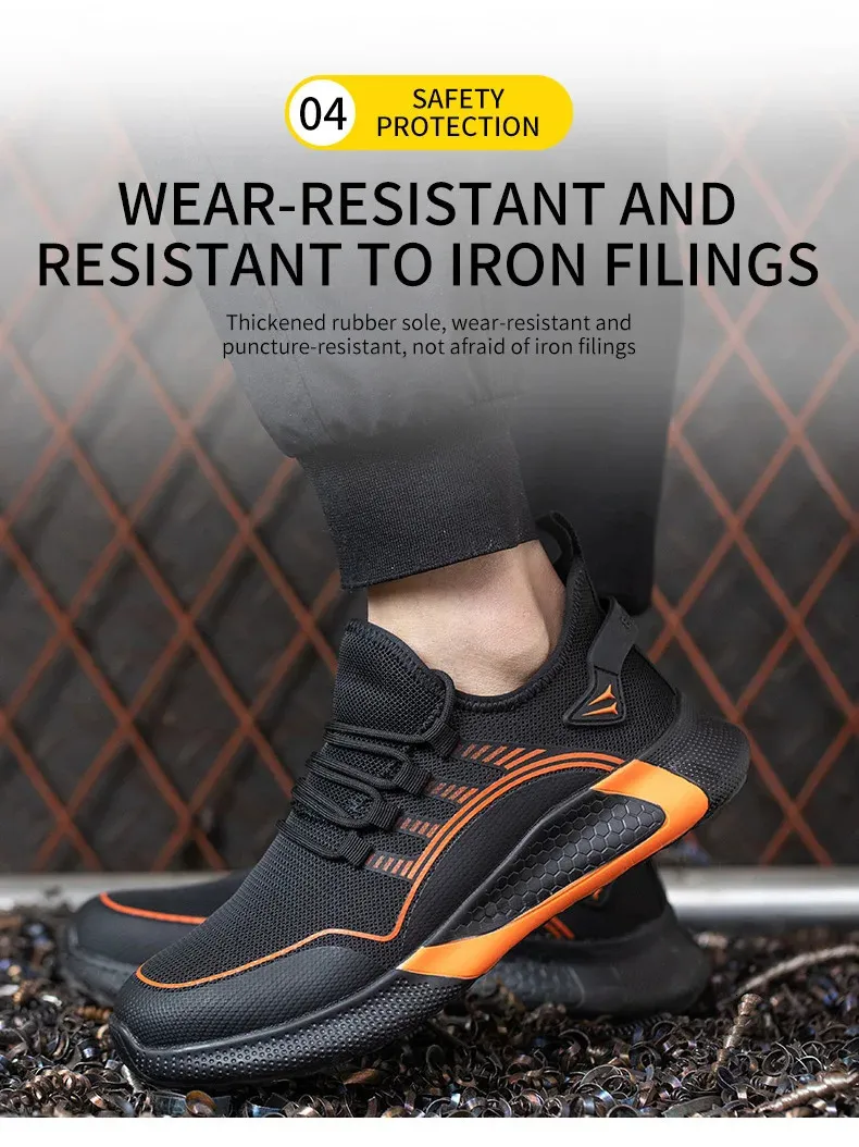Stahl Sicherheit Casual Atmungsaktive Licht Toe Smashing Anti Stab Arbeit Schuhe Herren_voghion.com