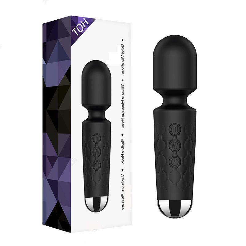Sex Toys AV Knight Masturbateur féminin 20 fréquences 8 vitesses, vibromasseur à mouvement puissant, bâton de massage_voghion.com
