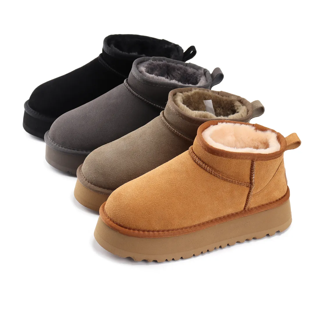 U GG 2024 Classic Ultra Mini Boots Designer kids boots booties Platform Short Women Men Fur Chesut Sand Beige Black red_voghion.com
