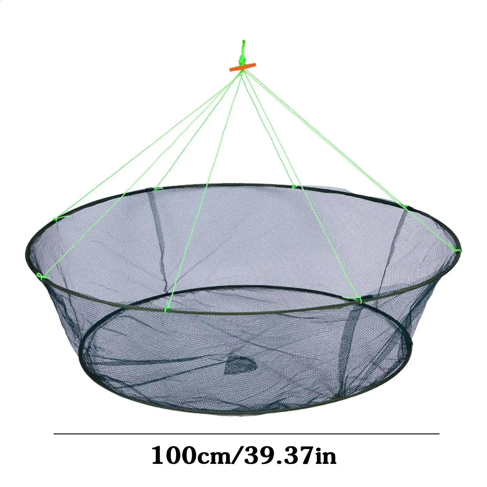 Foldable Drop Net Crayfish Catcher Fish Tank Fishing Rod Trap Cage Shrimp Bait Crab L7F4 250420_voghion.com