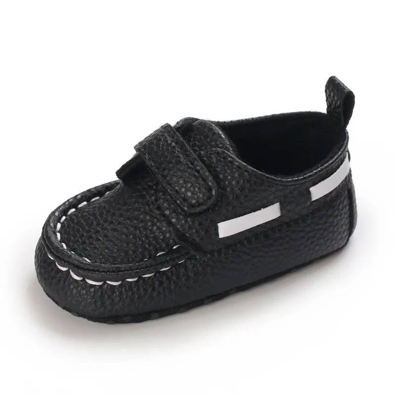 Little Kid Cuir Bébé Antidérapant Fond Souple Bébé Unisexe Décontracté Littlesprouts Nouveau-Né Tout-Petit Premiers Marcheurs Berceau_voghion.com
