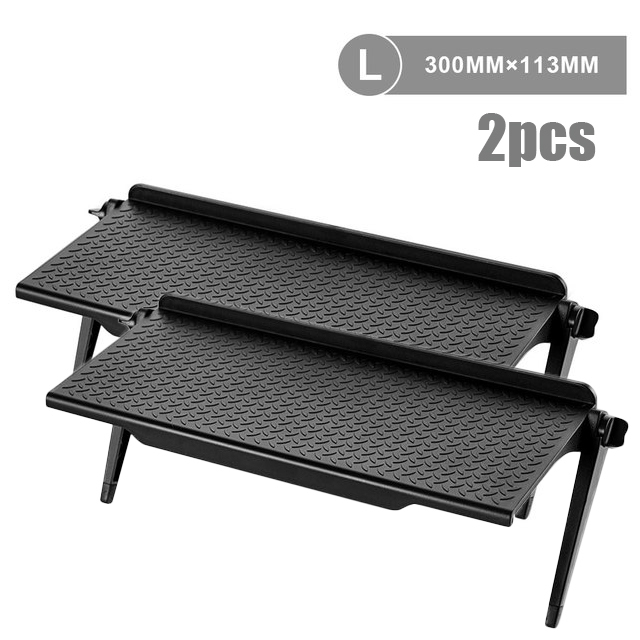 2 unidades de práctico organizador de monitor de TV, estantes superiores de pantalla antideslizantes, soporte de almacenamiento superior creativo, soporte para teléfono y computadora._voghion.com