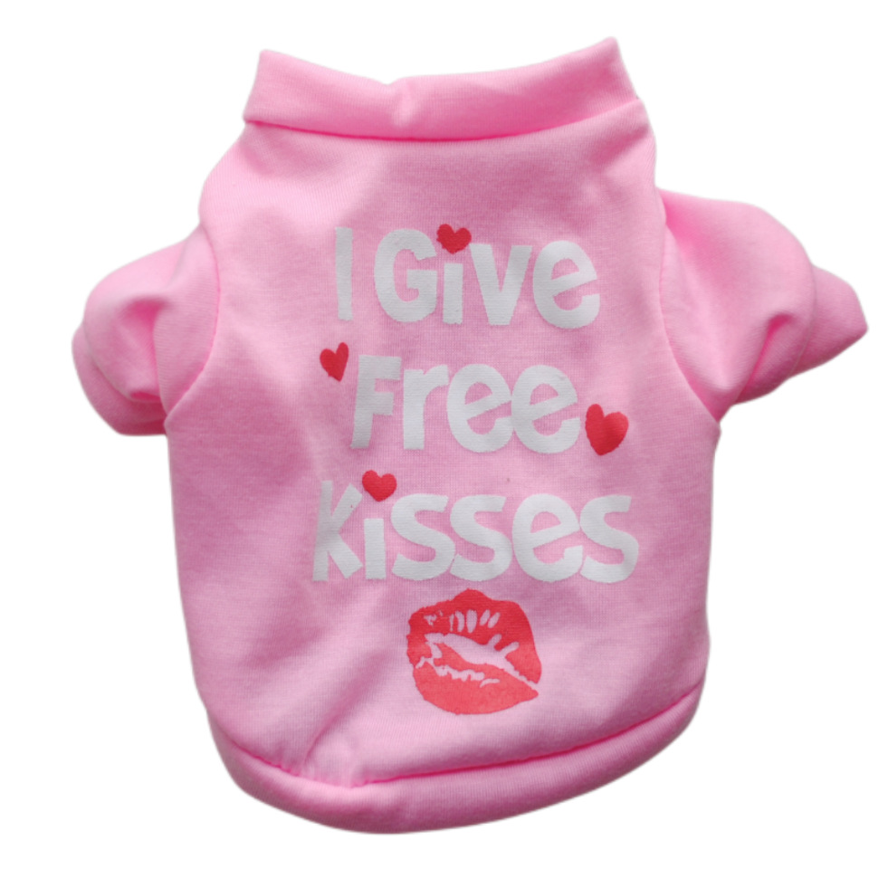 Puppy Kitten Clothes Spring And Summer Breathable Short Sleeve T-Shirt Six Colors Work Registration Certificate_voghion.com