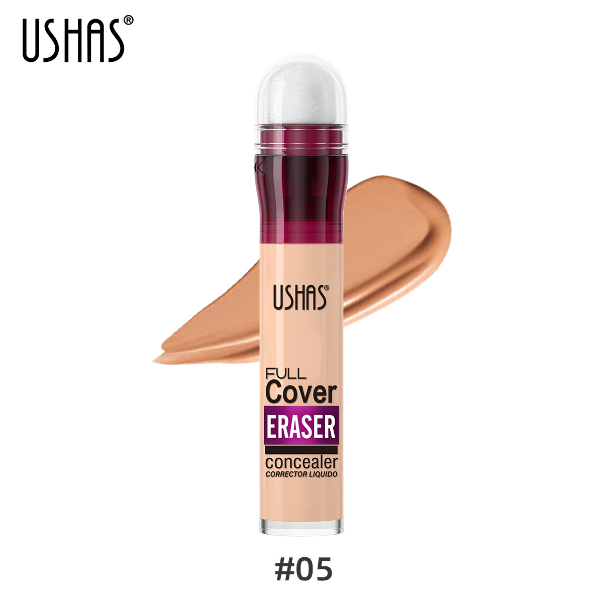 USHAS12 barevná houbička na hlavu make-up držící korektor tekutý odolný voděodolný nude_voghion.com