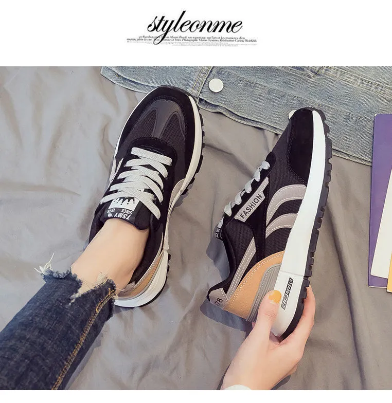 waffle Νέα καλοκαιρινά casual mesh κορεάτικη έκδοση unisex μικρά λευκά αναπνεύσιμα αθλητικά παπούτσια Lhshoe_voghion.com