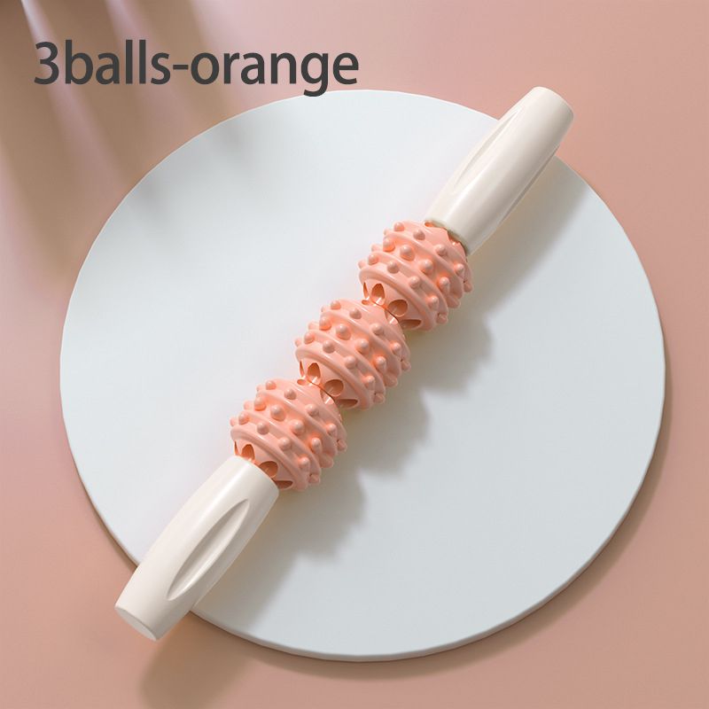 Fiess Yoga Roller Massage E Stick Deep Relaxation Multi-Function Spiky Trigger Point Relief Muscle Pain_voghion.com