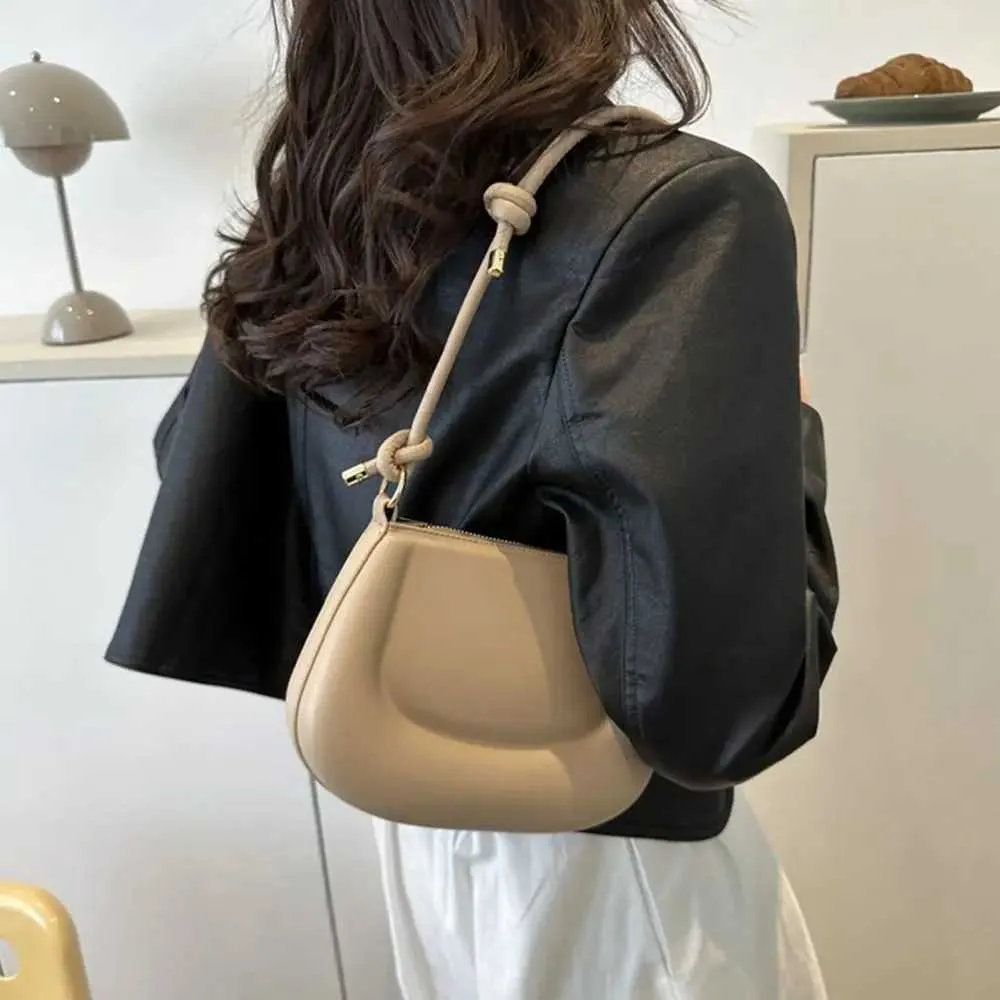 Designer Tasche Mode einfarbig unterwäsche frauen PU leder schulter tasche Y241115_voghion.com