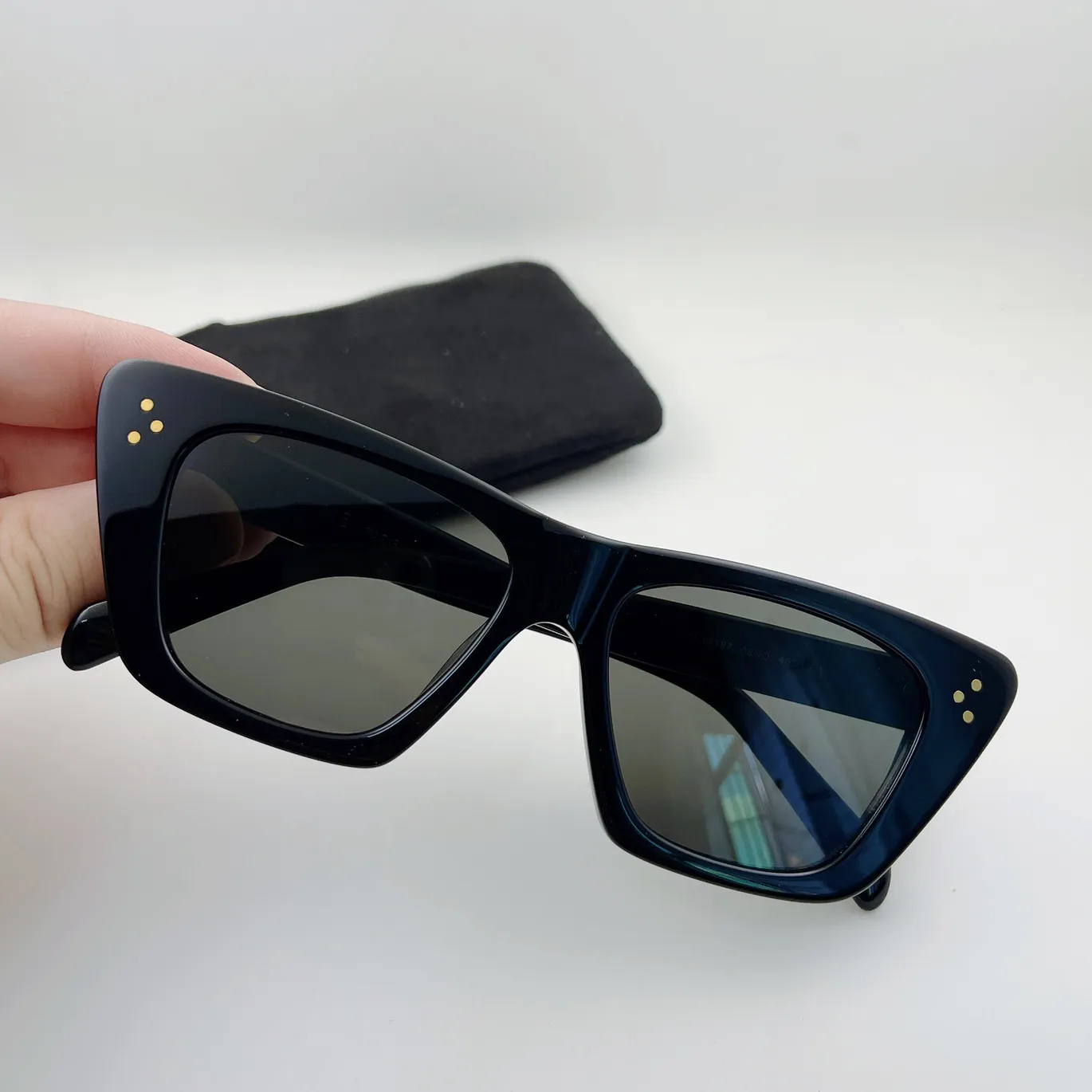 Occhiali da sole 2024 Moda Donna Cat-eye Casual Personalità Occhiali da guida Uomo 4s187_voghion.com
