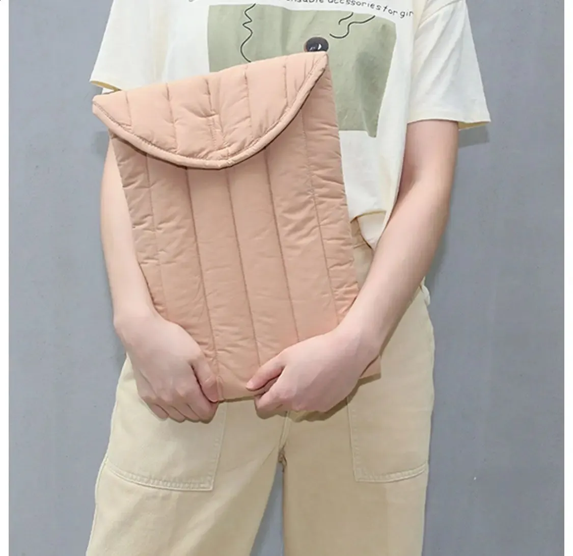 Ins Green Laptop Sleeve 11 13 14 15 16 Inch HP Notebook Carrying Bag Air Pro 13.3 Shockproof Case Women 240907_voghion.com