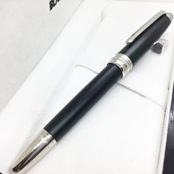 wholesale Großhandel Senden Sie 1 Gratis-Geschenk Ledertasche Mattschwarz Rollerball Kugelschreiber Schule Bürobedarf Mit Seriennummer_voghion.com