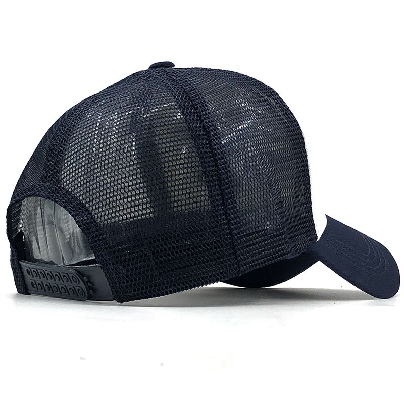 Unisex gewaschene Baumwolle Welle bestickt Welle Baseball machen alte Ente Kappe Frühling Sommer Outdoor Hut für Damen_voghion.com
