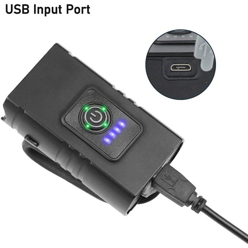 Phares de vélo de nuit à chargement USB [2 perles de lampe] Lumières de vélo réglables de près et de loin 2021 Nouveau_voghion.com