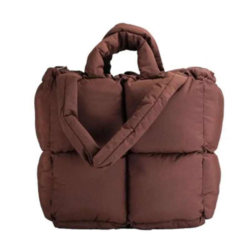 Tote Grousskapazitéit Designer Handtasche Fir Fraen Daunentasch Séiss Minimalistesch Quadrat Puff Ënneraarm Schëller Gratis Versand_voghion.com