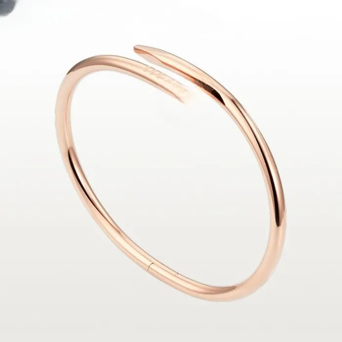 Brățară brățară de designer pentru femei și bărbați, din oțel inoxidabil placat cu aur, argint, trandafir, bijuterii cu diamante_voghion.com