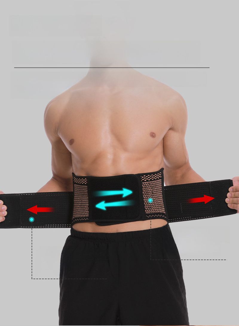 Neu Bund stricken Druckgurt für Fiess Übung Kupfer Ionen Taille Bündel_voghion.com