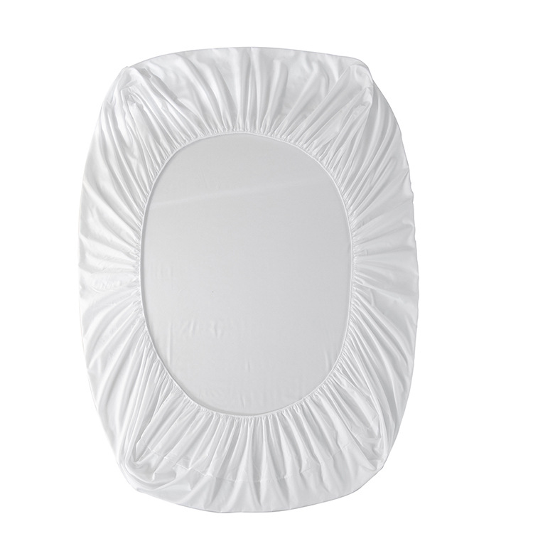 Housse de matelas de protection pour textile de maison, couleur unie, mate, drap de lit simple_voghion.com