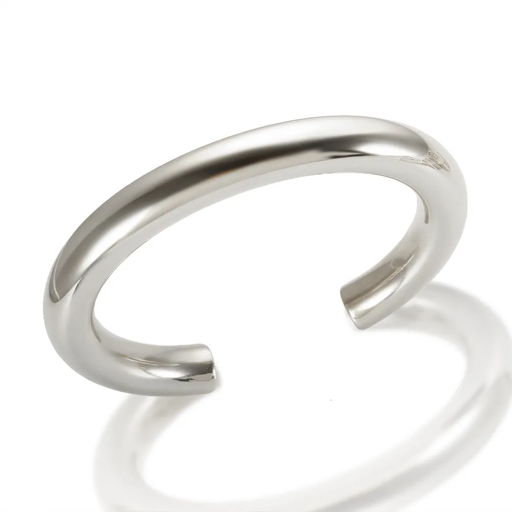Braccialetto a tubo spesso per donna Bracciale a polsino in acciaio inossidabile Hiphop Cavo placcato oro Moda all'ingrosso Gioielli Pulseras_voghion.com