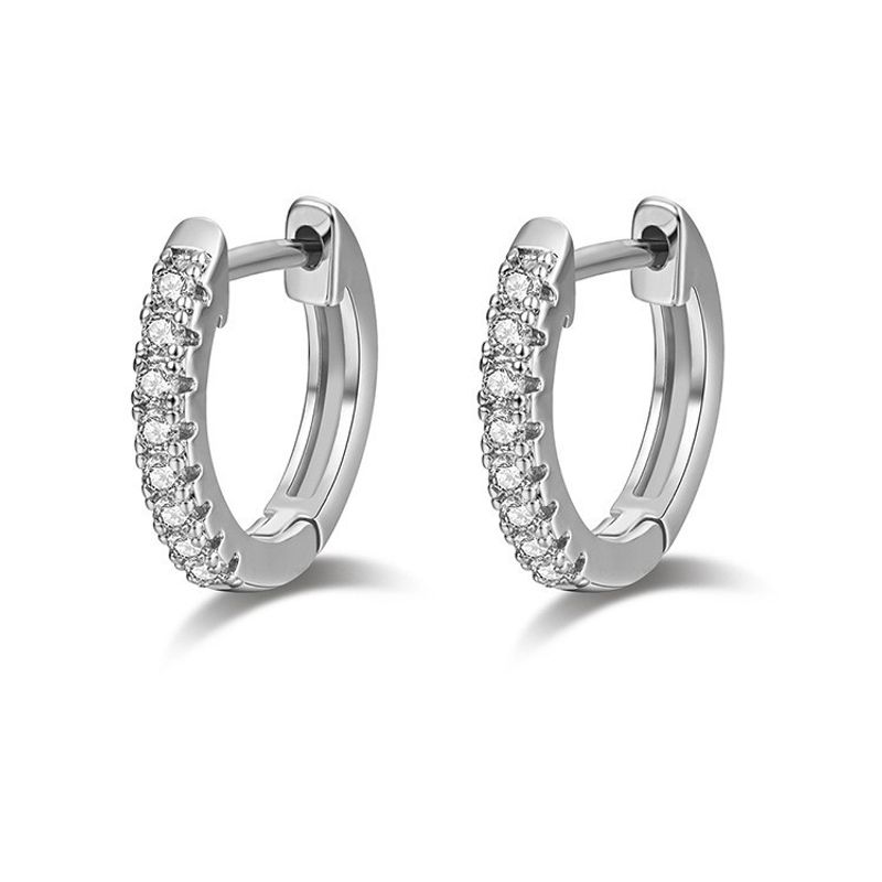 Orecchini in argento Sterling con aghi personalizzati, rivetti intarsiati, stile punk alla moda, da donna, europei e americani._voghion.com