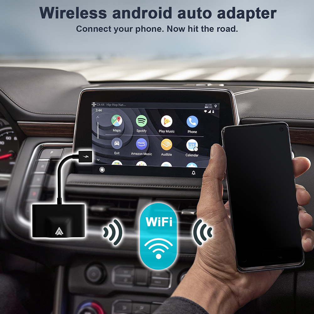 Wireless CarPlay Dongle For Andriod Car Navigation USB Adapter  Wireless Carplay Dongle Plug Play 5GHz Online Update_voghion.com