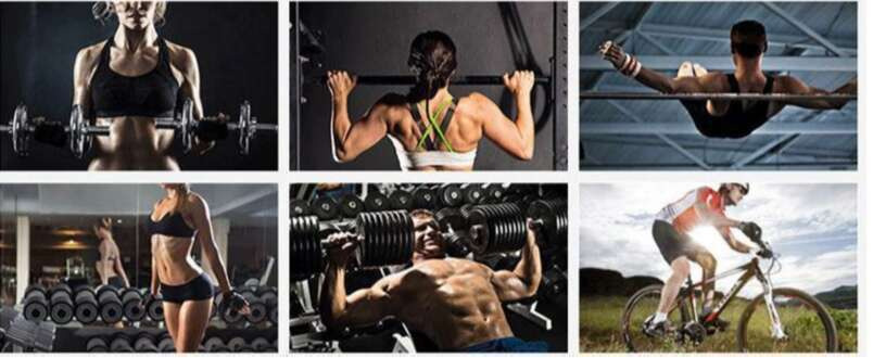 Fitness For Men Women, Weightlifting, Iron Dumbbells, Sweat Absorbing, Breathable Sports, Anti Slip Protection, Shock_voghion.com