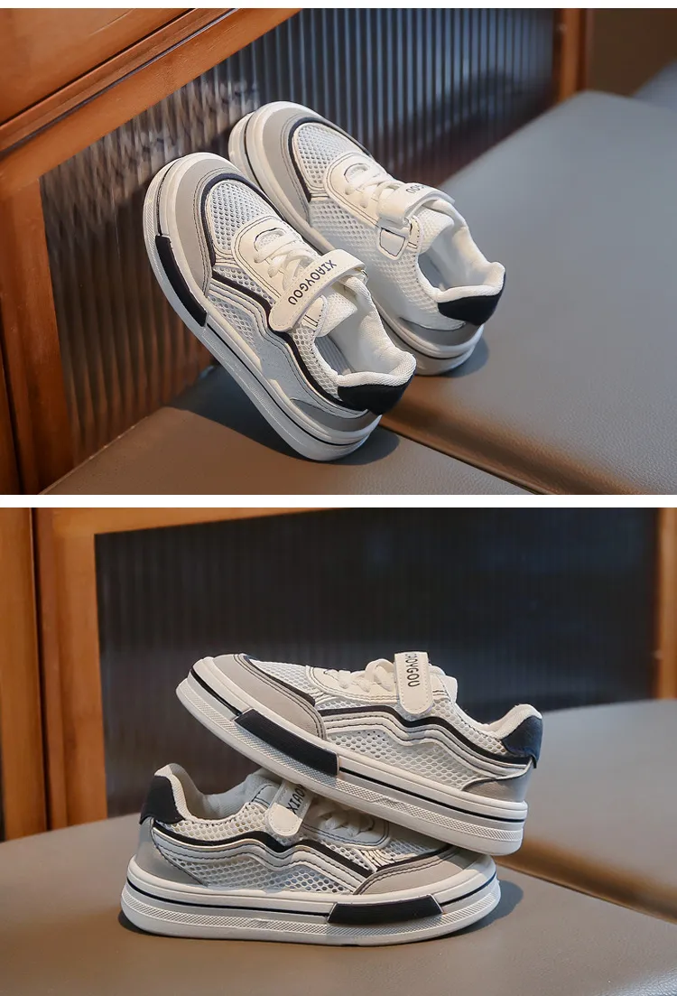 Kids Board Girl's Sneakers Fashion Hook Student Boys Cutefeet Sport Running Autumn New Toddler Casual Shoes Size 26 - 37_voghion.com