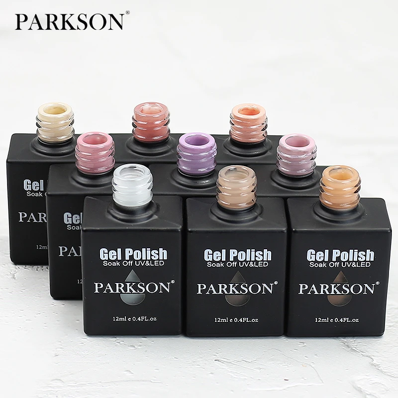 Parkson Gel Körömlakk Félig tartós UV Lakk Hibrid Pink Glitter Gél ​​Lakkok Gél Lakk Manikűr Fedőlakk Nail Art_voghion.com