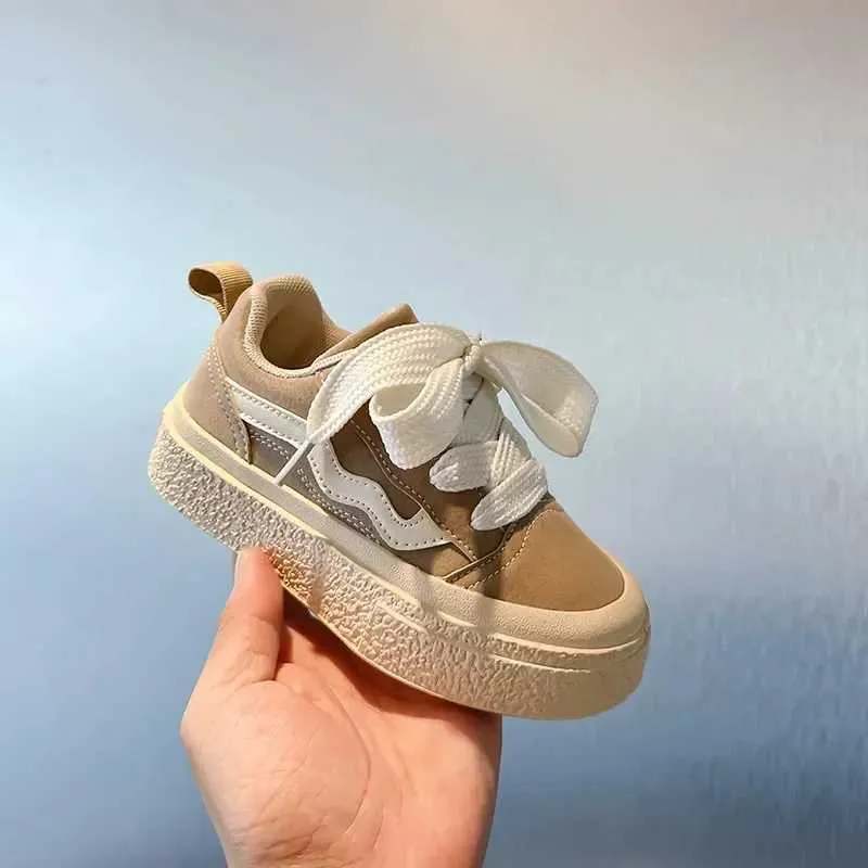 Boys and Girls Canvas School Performance Baby Biscuits Bottom Breathable Childrens Shoes M241016_voghion.com