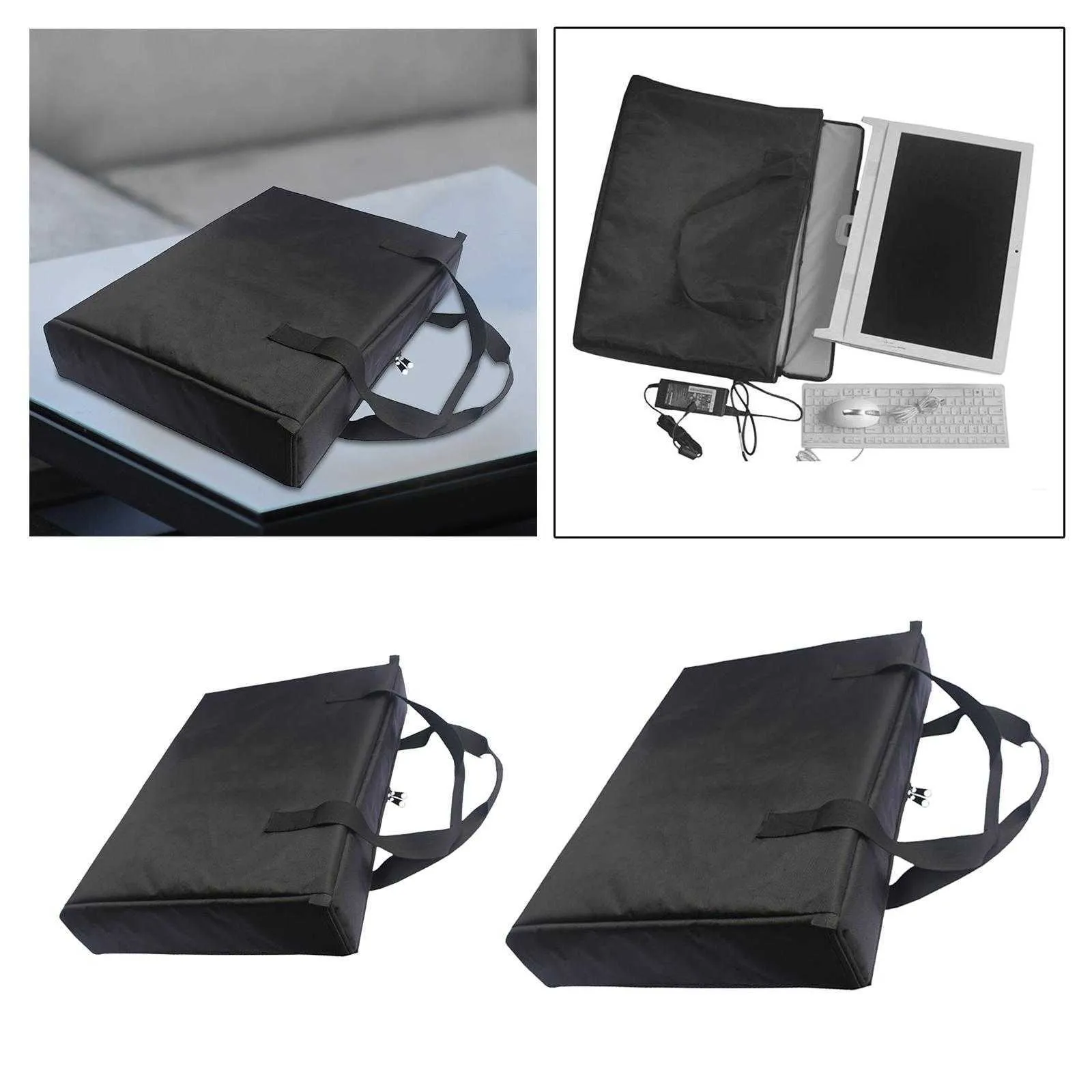Custodia per monitor resistente all'usura schermo LCD trasporto Oxford panno ispessito borsa da viaggio strumento Ba241107_voghion.com