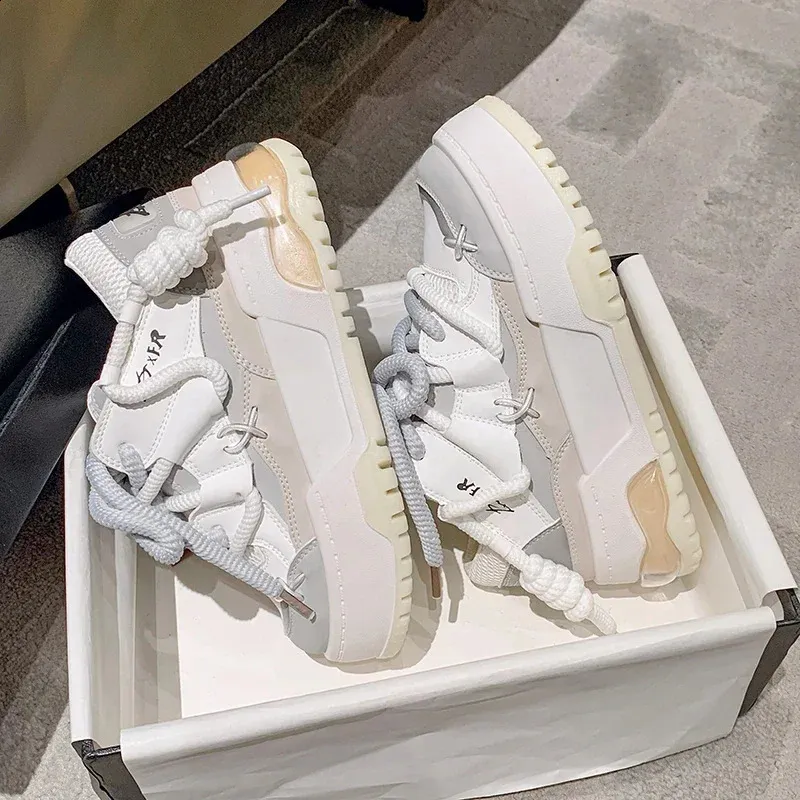 Scarpe sportive donna plateau comode sneaker alla moda casual_voghion.com