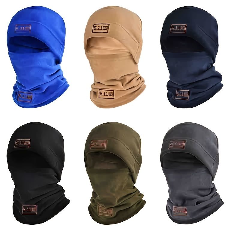 Stay Warm Protected: Polar Fleece Balaclava Hood Face Mask For Cycg, Skiing, And Training_voghion.com