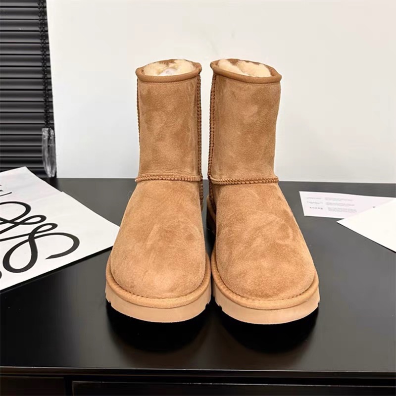Designer Classic Ultra Mini Boots Snow Micro Boot Platform Short Women Men Fur Sheepskin Tasman Tazz Chestnut Sand Mustard Seed Boot