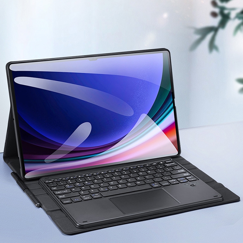 Para Samsung Galaxy Tab S9 Ultra / S8 Ultra DUX DUCIS TK Series Funda para tableta con teclado inalámbrico Bluetooth (Negro)
