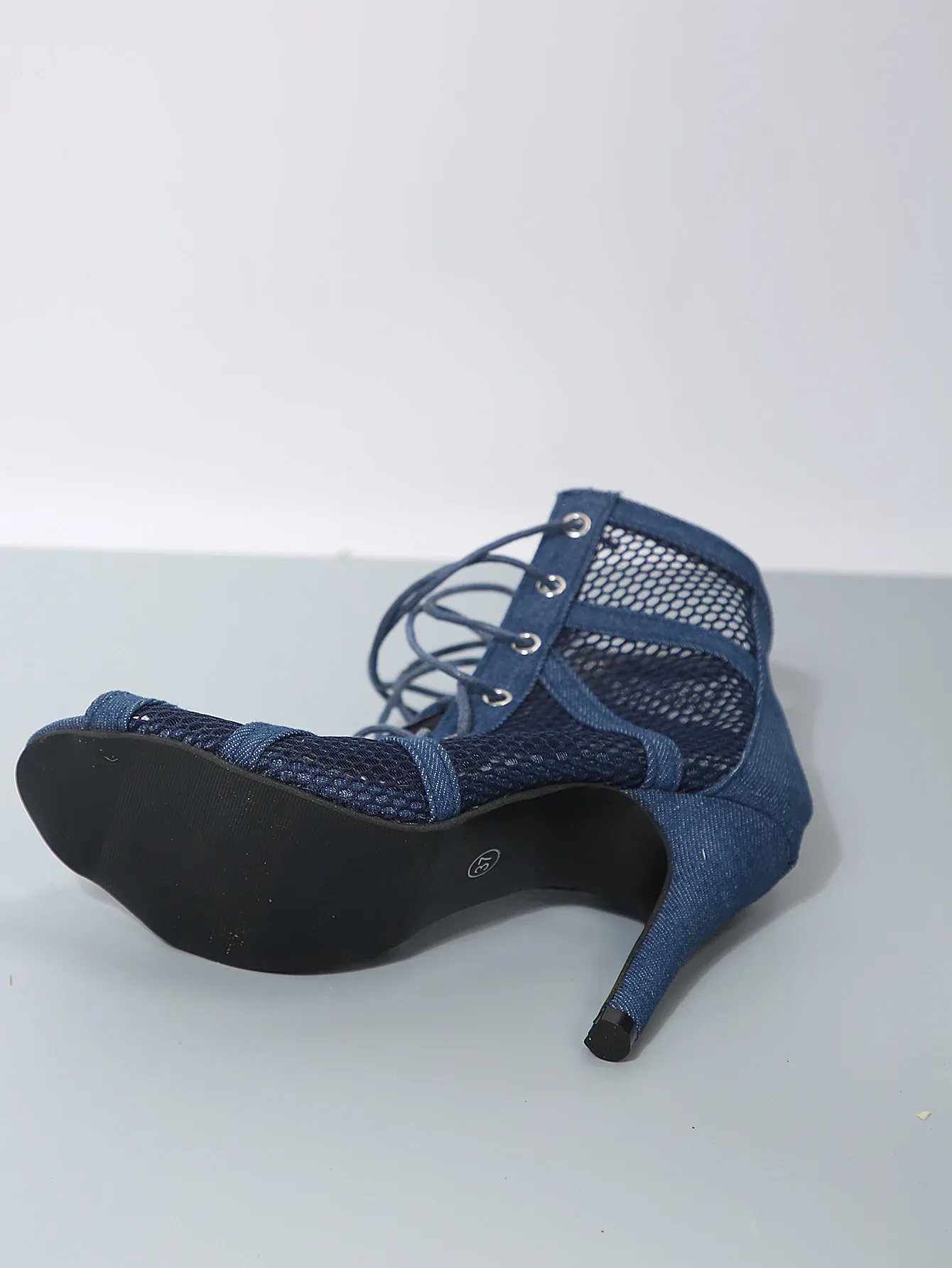 Sandales de danse pour femmes, chaussures d'été tendance, pour salle de bal, salsa, tango, fête, maille découpée, 6ac3_voghion.com