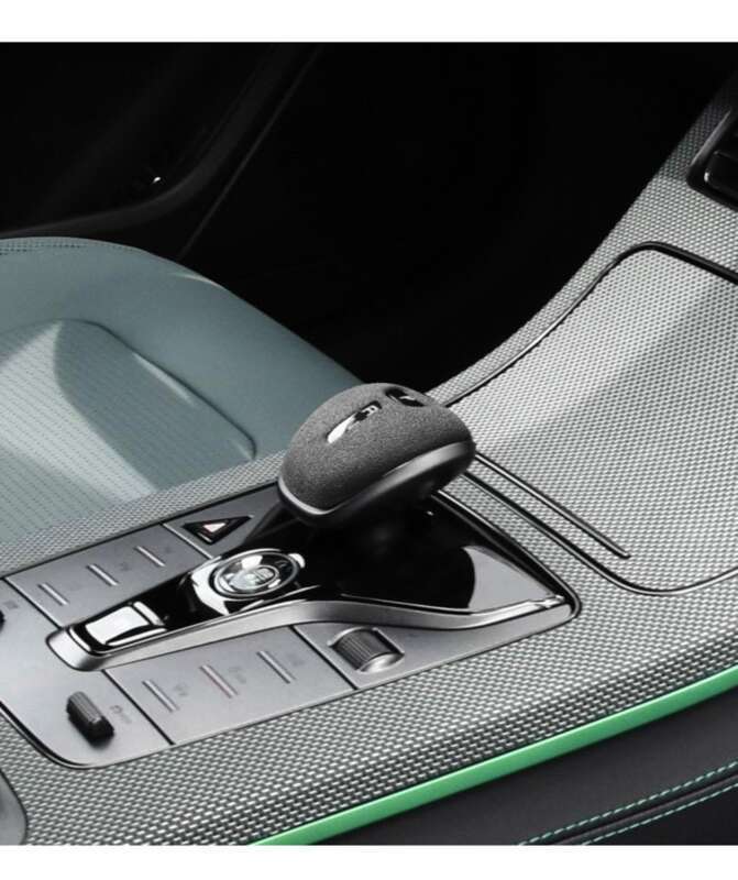 Sobib BYD Han keskjuhtimisega käigukasti kaanele, käigukangi modifikatsioonikestale, auto sisekujundustoodetele_voghion.com