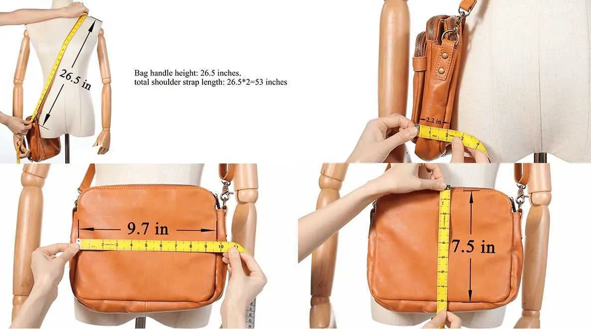 Borsa a tracolla donna in ecopelle a tre scomparti pochette borsa_voghion.com