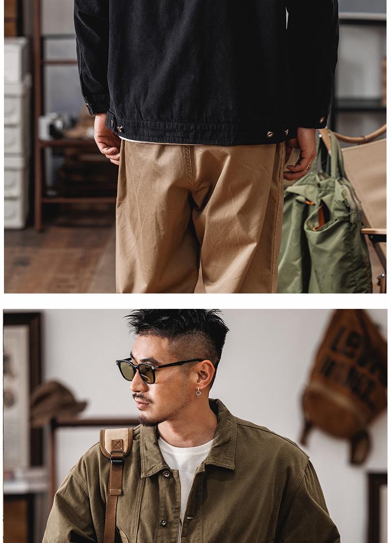 Sportswear Men's Spring Heavy Retro Hunting Jacket Three-piece Set Of Leisure Tooling Set_voghion.com