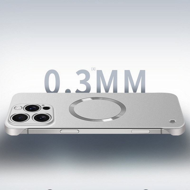 Phone Case For IPhone 17 16 15 14 Pro Max 13 Ultra-Thin Mag Safe Frameless Cover_voghion.com