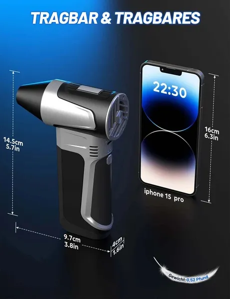 Mini Turbo Jet Fan High Speed Blower Powerful Airflow Tool_voghion.com