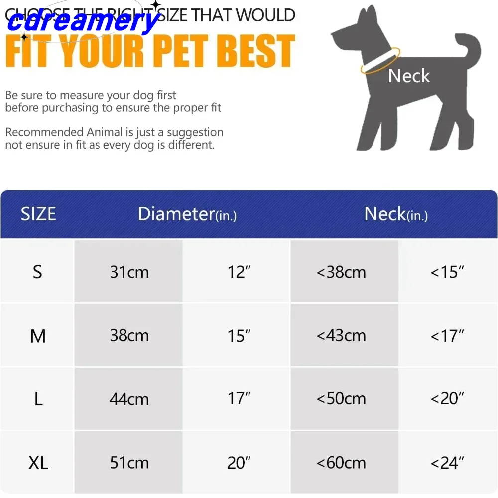 Medical Recovery Collar For Dogs, Soft Conical Collar For Dogs After Surgery, Adjustable And Breathable Collar For Large/medium/small Dogs_voghion.com
