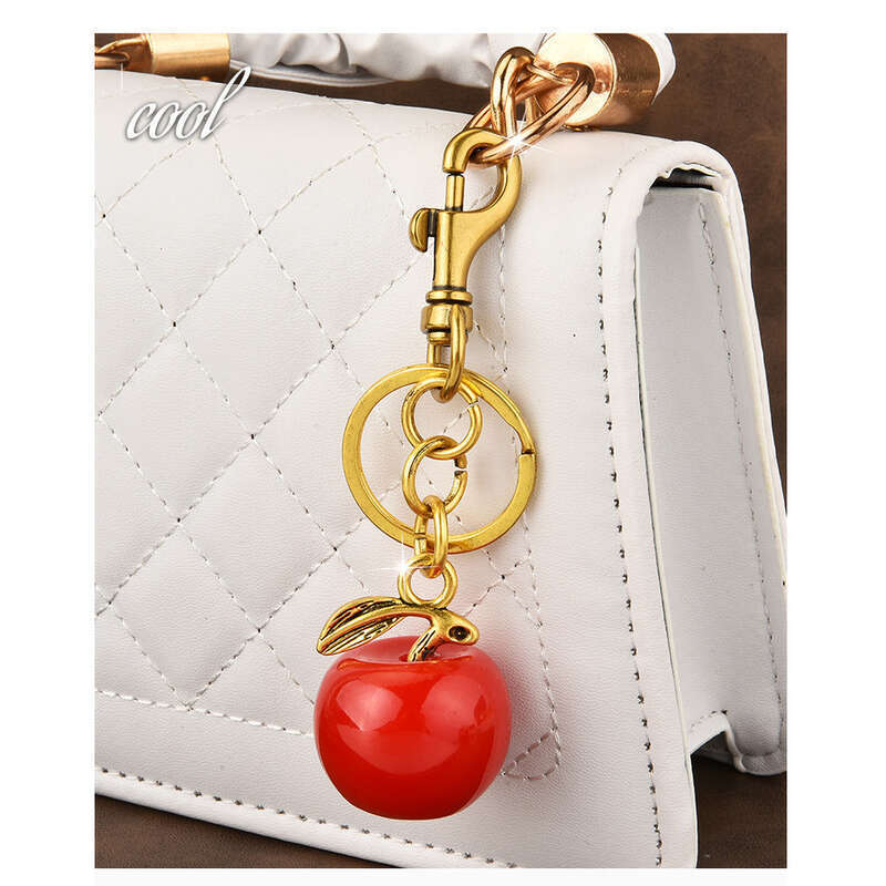 Bag Cherry Resin Pendant, Car Ornament, Fruit Keychain, Women's Bag Hanging Accessories, Single Purchase Trend_voghion.com