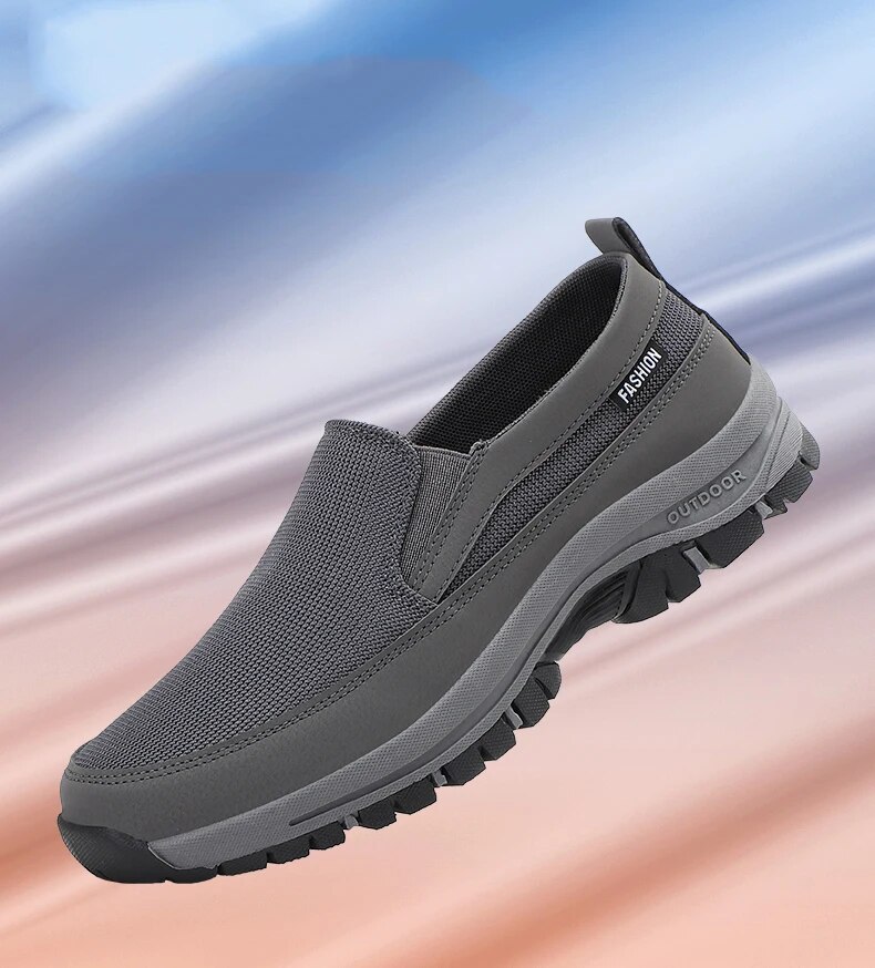 Summer Men's Lightweight Breathable Slip-on Walking Loafers_voghion.com