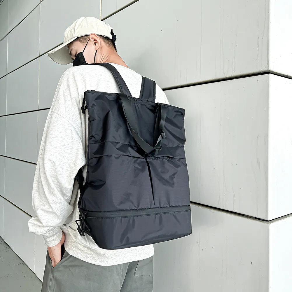 Zaino da scuola di tendenza per donne e uomini, grande capacità, per studenti, borsa a tracolla, zaino in nylon impermeabile, borse per il tempo libero_voghion.com