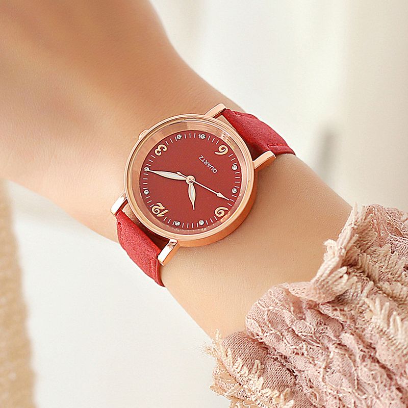 Yamaler Luminous Quartz Charming Adjustable Holes Pointer Design Bracelet Watch for Daily Wear_voghion.com