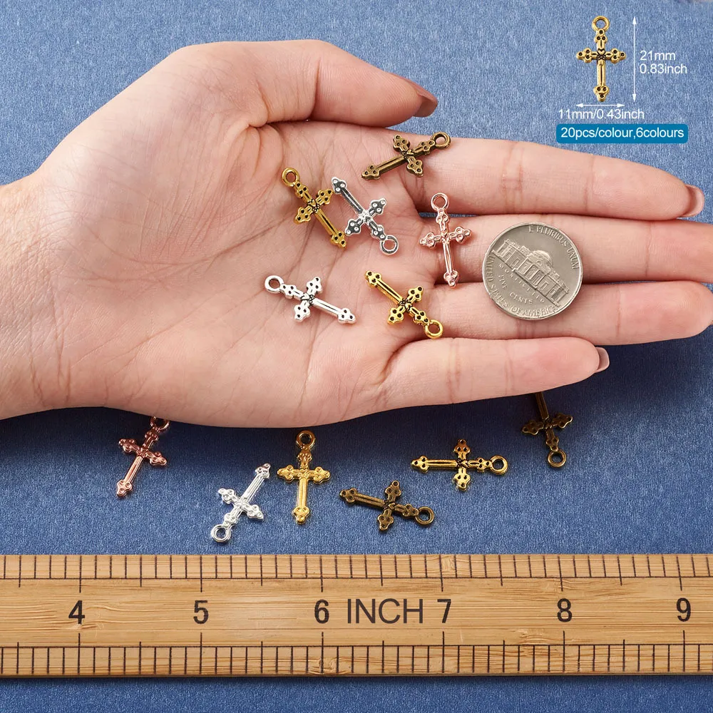 Medál nyakláncok 10-120 db tibeti stílusú medálok és ötvözet csillár alkatrészek linkek rózsafüzér központ darabok_voghion.com
