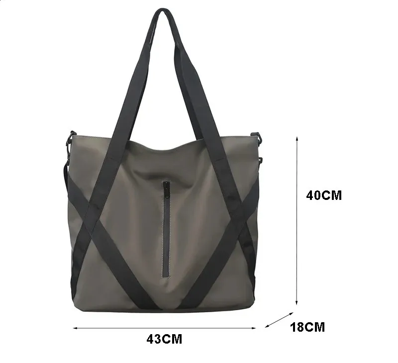 Wasserdichte Oxford Big Tote für Frauen Mode Einfache Große Paket Shopping Lady Handtasche Anti-reißen Freizeit Frau Schulter_voghion.com