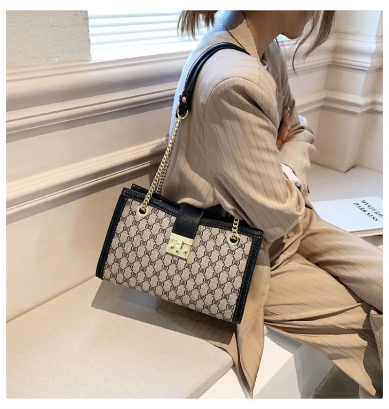 Designer Freies Verschiffen 2025 Neue Modische Tote Premium Textur Gedruckt Große Kapazität Einzelnen Schulter Unterarm Tasche Für_voghion.com