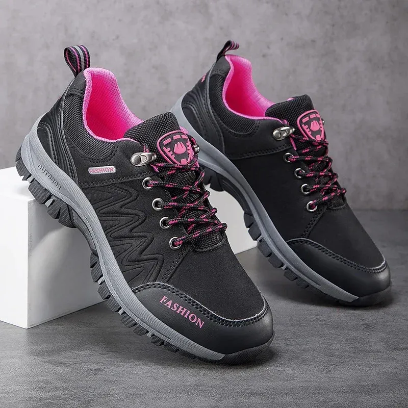 Wasserdichte Damen Wanderschuhe Rutschfeste Outdoor Trekkingstiefel_voghion.com