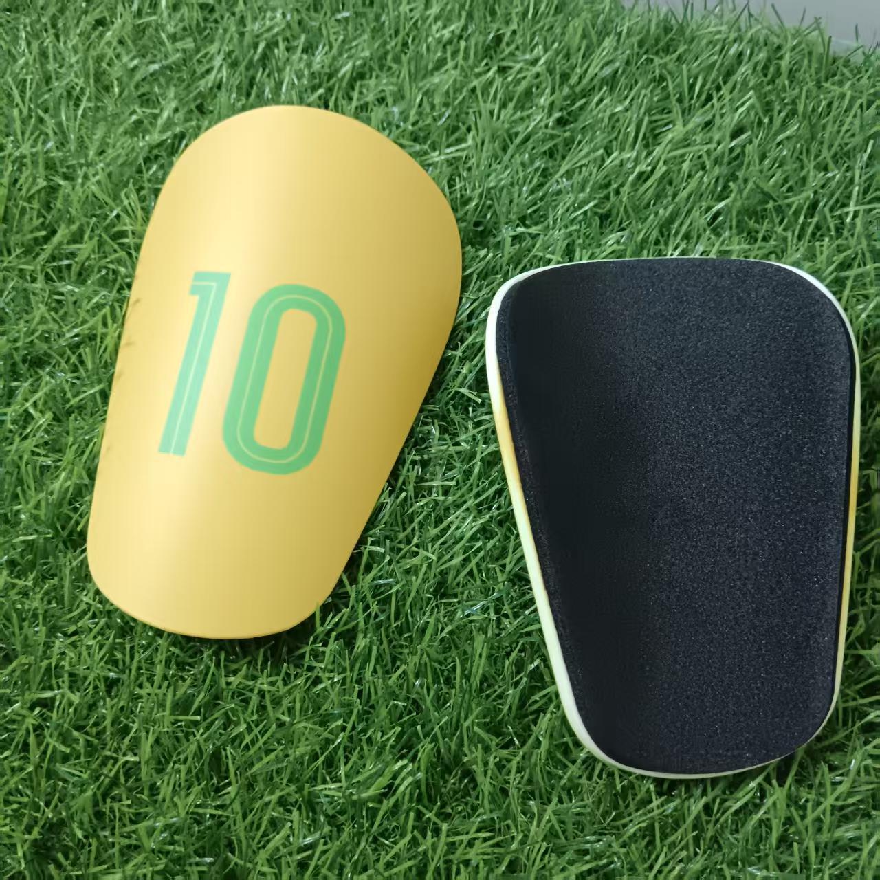 Mini Soccer Shin Guards With Star Player Design – Lightweight & Durable Plastic Shields For Football, Running & Outdoor Sports (3 Sizes: S/M/L)